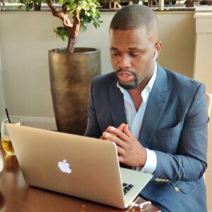 Augustine during consultation